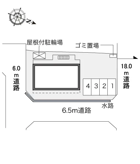 ★手数料０円★宝塚市小林　月極駐車場（LP）